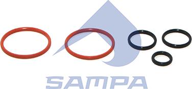 Sampa 030.730 - к-т колец уплотнительных! для прокладки ГБЦ на 1 cyl 144 6x \Volvo FH16 D16A/B autodif.ru