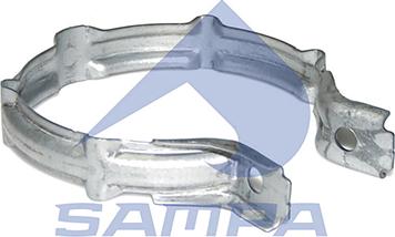 Sampa 031.148 - Хомут (оригинал рифленый) FH12 рифленый, D 127mm/5 (Цинк), V-образный хомут autodif.ru