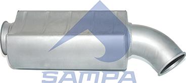 Sampa 031.397 - Средний / конечный глушитель ОГ autodif.ru