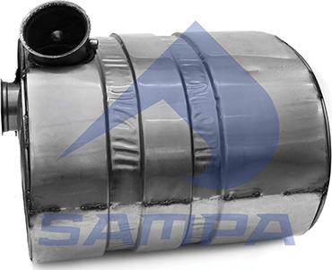 Sampa 033.212 - Средний глушитель выхлопных газов autodif.ru
