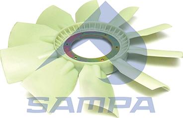 Sampa 033.226 - Вентилятор, охлаждение двигателя autodif.ru