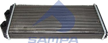 Sampa 032.480 - Радиатор отопителя Volvo FH12 old (382х188,5х39,8) autodif.ru