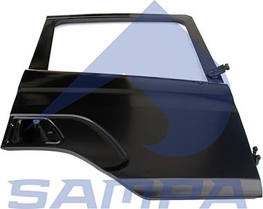 Sampa 1840 0324 - SAMPA 18400324 Дверь правая комплект Scania 4/P/G/R/T(CP) autodif.ru