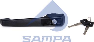 Sampa 204.109 - Ручка двери MB Vario левая c личинкой и 2 ключами autodif.ru