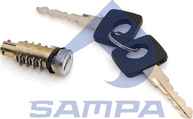 Sampa 204.121 - сердцевина замка зажигания с ключами \MB 814/914/1114/1117/1317/1517 autodif.ru