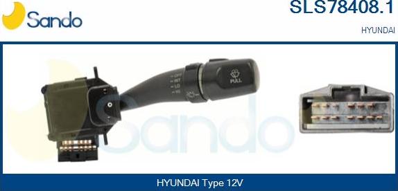 Sando SLS78408.1 - Выключатель на рулевой колонке autodif.ru