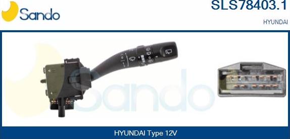Sando SLS78403.1 - Выключатель на рулевой колонке autodif.ru