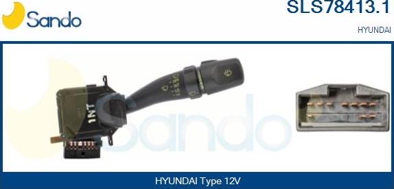 Sando SLS78413.1 - Выключатель на рулевой колонке autodif.ru
