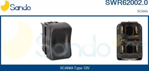 Sando SWR62002.0 - Выключатель, стеклоподъемник autodif.ru