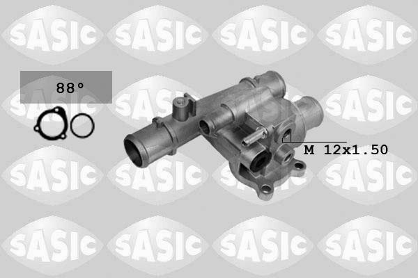 Sasic 9000049 - Термостат охлаждающей жидкости / корпус autodif.ru