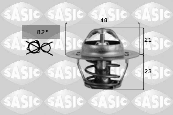 Sasic 9000069 - Термостат охлаждающей жидкости / корпус autodif.ru