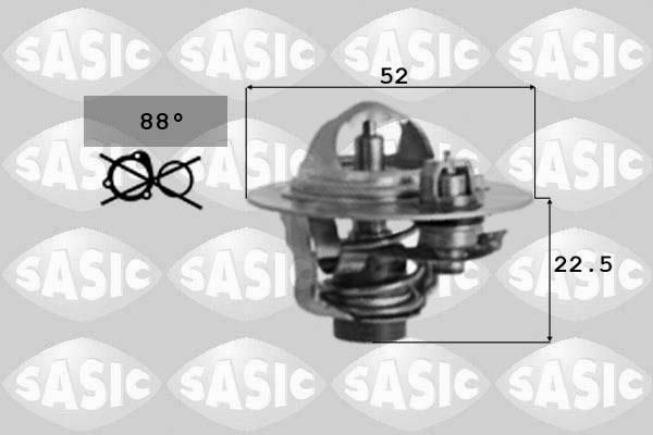 Sasic 9000089 - Термостат охлаждающей жидкости / корпус autodif.ru