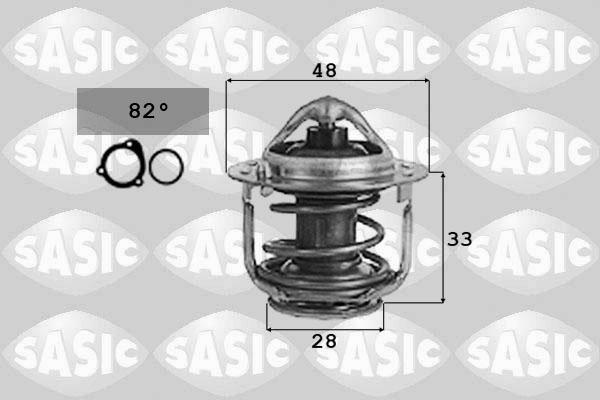 Sasic 9000126 - Термостат охлаждающей жидкости / корпус autodif.ru