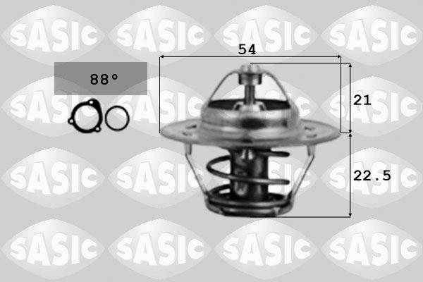 Sasic 9000391 - Термостат охлаждающей жидкости / корпус autodif.ru