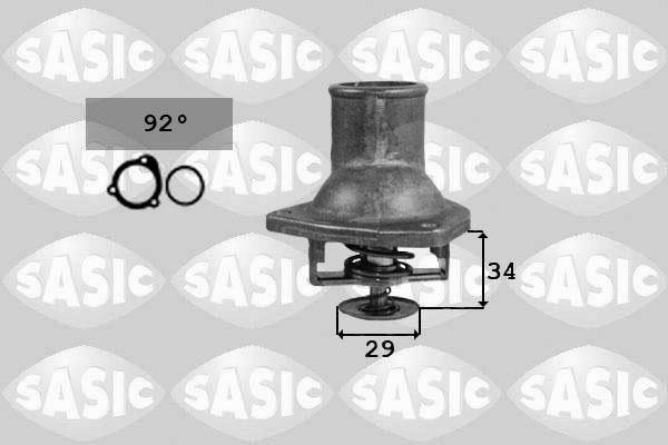Sasic 9000297 - Термостат охлаждающей жидкости / корпус autodif.ru