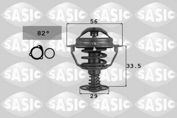 Sasic 9000739 - Термостат охлаждающей жидкости / корпус autodif.ru