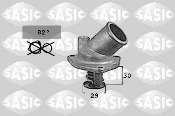 Sasic 9000733 - Термостат охлаждающей жидкости / корпус autodif.ru