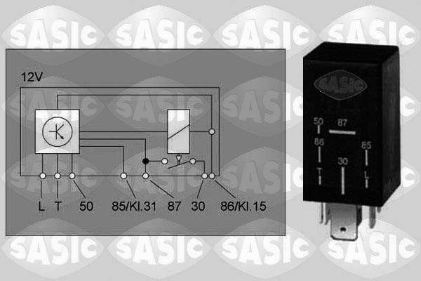 Sasic 9316004 - Реле, система накаливания autodif.ru