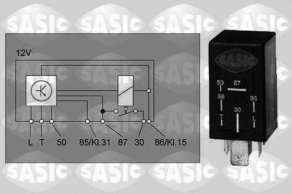 Sasic 9316005 - Реле, система накаливания autodif.ru