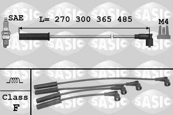 Sasic 9284005 - Комплект проводов зажигания autodif.ru