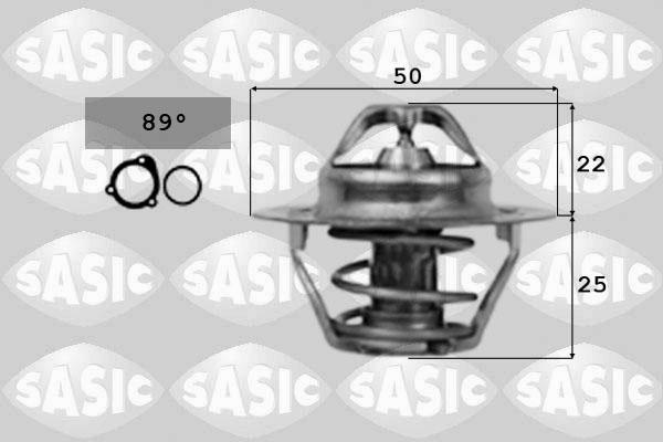 Sasic 4000363 - Термостат охлаждающей жидкости / корпус autodif.ru