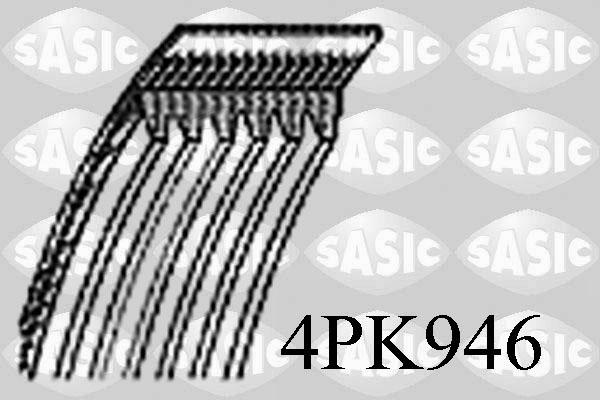 Sasic 4PK946 - Поликлиновой ремень autodif.ru