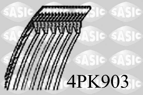 Sasic 4PK903 - Поликлиновой ремень autodif.ru