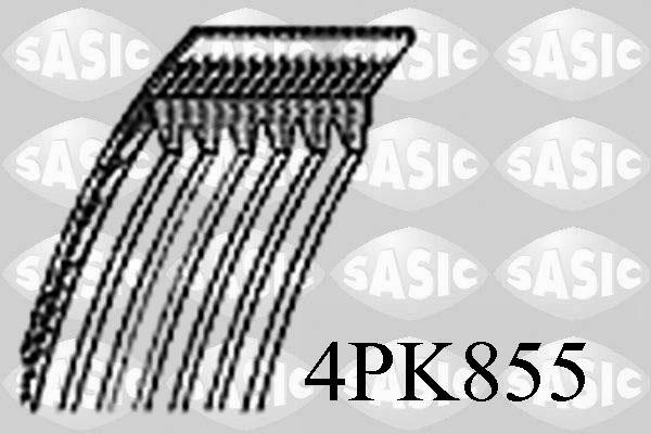 Sasic 4PK855 - Поликлиновой ремень autodif.ru