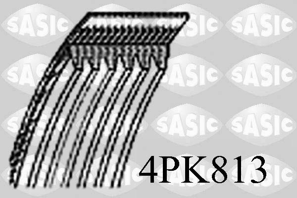 Sasic 4PK813 - Поликлиновой ремень autodif.ru