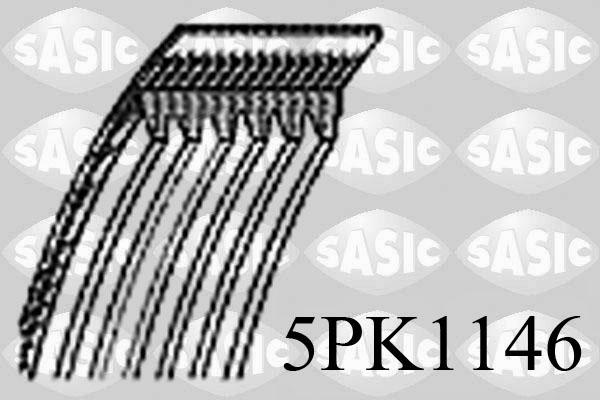 Sasic 5PK1146 - Поликлиновой ремень autodif.ru