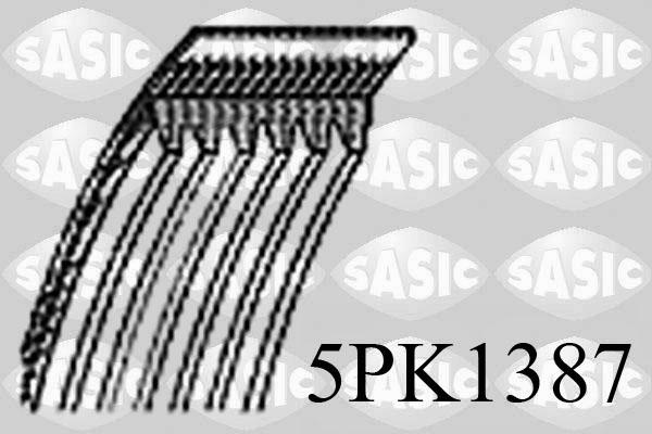 Sasic 5PK1387 - Поликлиновой ремень autodif.ru