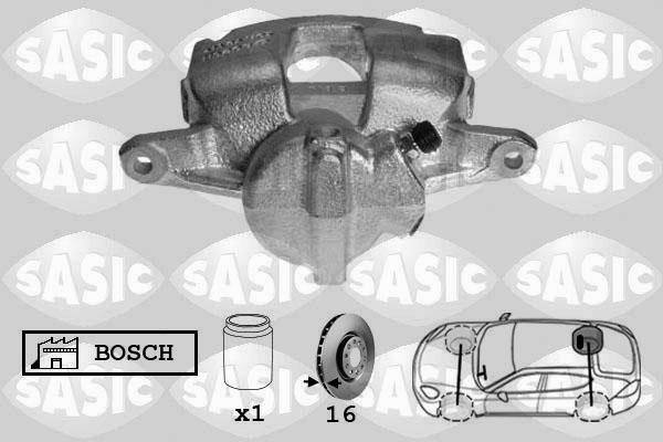 Sasic 6500067 - Тормозной суппорт autodif.ru