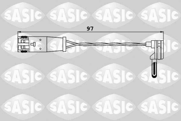 Sasic 6236002 - Сигнализатор, износ тормозных колодок autodif.ru