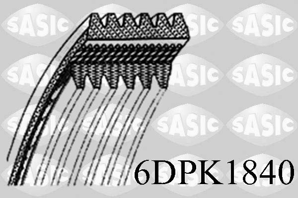 Sasic 6DPK1840 - Поликлиновой ремень autodif.ru