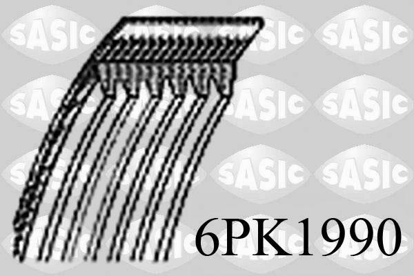 Sasic 6PK1990 - Поликлиновой ремень autodif.ru