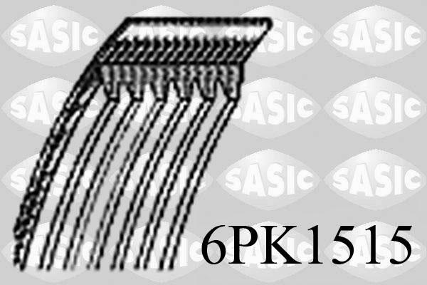 Sasic 6PK1515 - Поликлиновой ремень autodif.ru