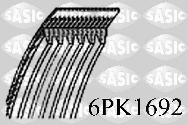 Sasic 6PK1692 - Поликлиновой ремень autodif.ru