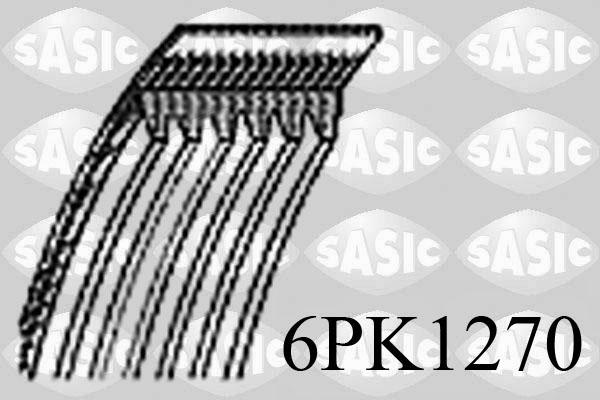 Sasic 6PK1270 - Поликлиновой ремень autodif.ru