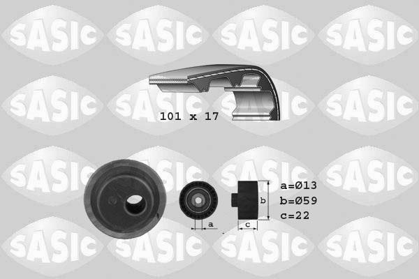 Sasic 1750016 - Комплект зубчатого ремня ГРМ autodif.ru