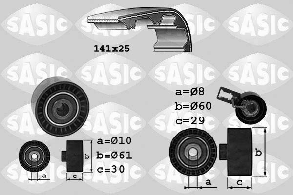 Sasic 1750032 - Комплект зубчатого ремня ГРМ autodif.ru