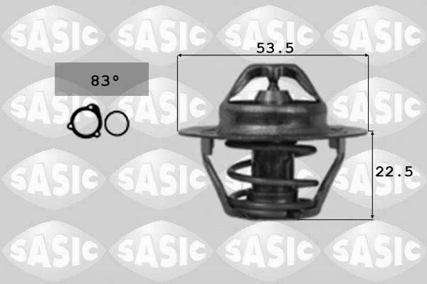 Sasic 3304003 - Термостат охлаждающей жидкости / корпус autodif.ru