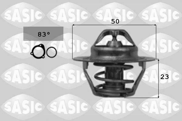 Sasic 3304002 - Термостат охлаждающей жидкости / корпус autodif.ru
