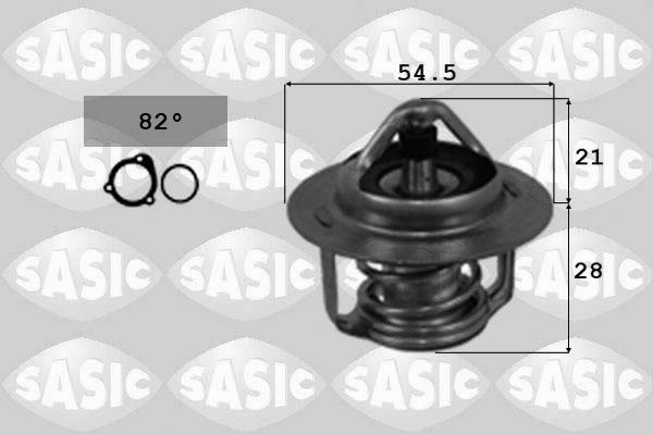 Sasic 3304013 - Термостат охлаждающей жидкости / корпус autodif.ru