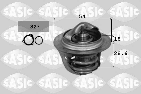 Sasic 3306091 - Термостат охлаждающей жидкости / корпус autodif.ru