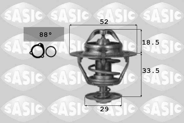Sasic 3306064 - Термостат охлаждающей жидкости / корпус autodif.ru