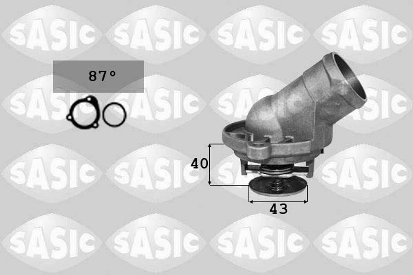 Sasic 3306034 - Термостат охлаждающей жидкости / корпус autodif.ru