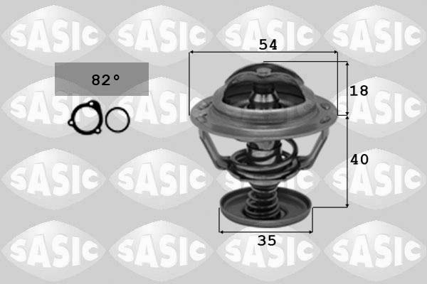 Sasic 3306023 - Термостат охлаждающей жидкости / корпус autodif.ru