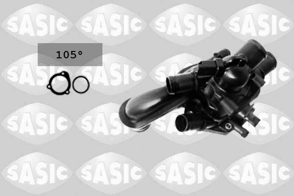 Sasic 3300004 - Термостат в корпусе подходит для Peugeot 207/308 1.6 3300004 autodif.ru