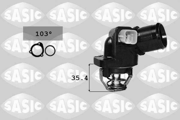 Sasic 3300003 - Термостат охлаждающей жидкости / корпус autodif.ru
