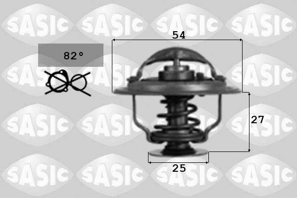 Sasic 3381901 - Термостат охлаждающей жидкости / корпус autodif.ru